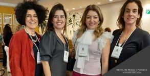 Sócias Camila Zynger e Rossana Fonseca participam de reunião no Grupo Mulheres do Brasil
