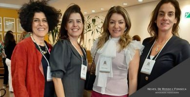 Sócias Camila Zynger e Rossana Fonseca participam de reunião no Grupo Mulheres do Brasil