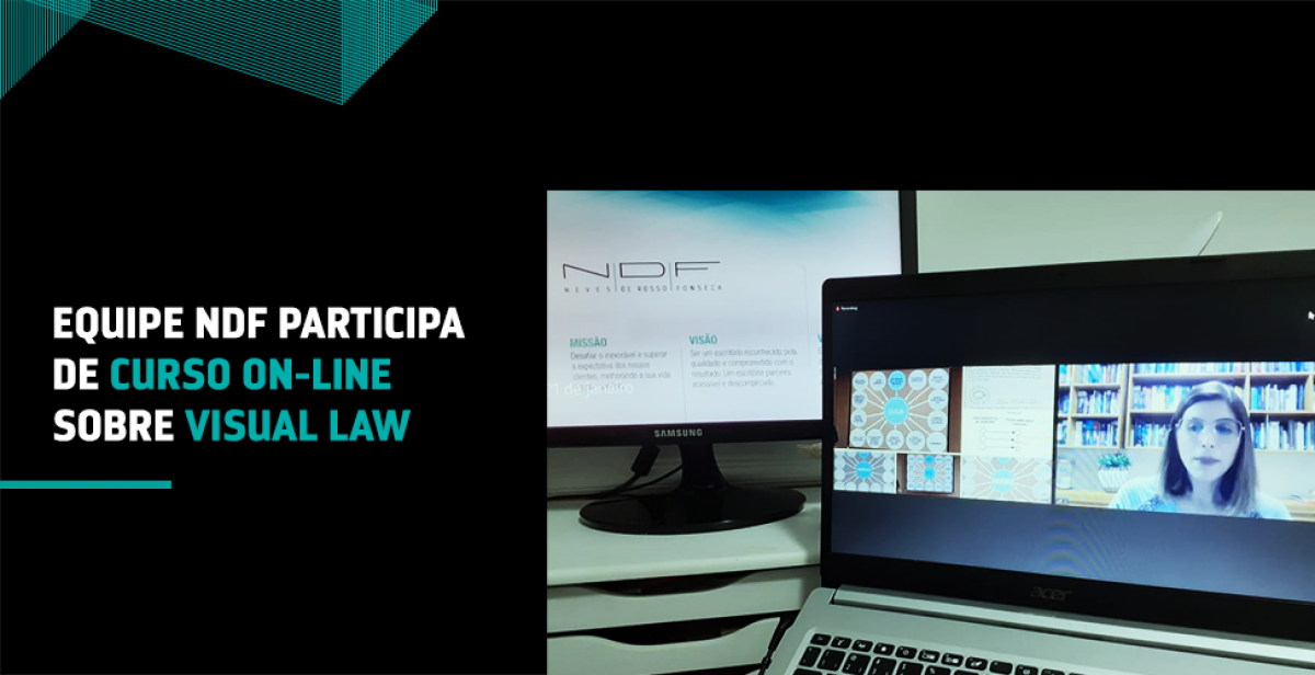 Equipe NDF participa de curso on-line sobre Visual Law