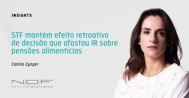 STF mantém efeito retroativo de decisão que afastou IR sobre pensões alimentícias
