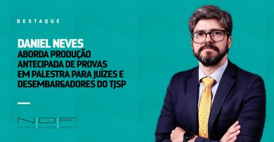 Daniel Neves aborda produção antecipada de provas em palestra para juízes e desembargadores do TJSP