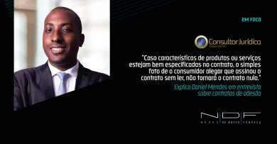 Daniel Mendes fala sobre contratos de adesão, em entrevista ao Conjur