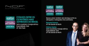 Por mais um ano, o NDF Advogados foi referenciado pelo Guia Análise Advocacia