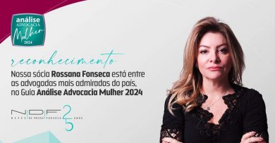 Sócia Rossana Fonseca está entre as advogadas mais admiradas do país no Guia Análise Advocacia Mulher 2024