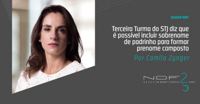 Terceira Turma do STJ diz que é possível incluir sobrenome de padrinho para formar prenome composto
